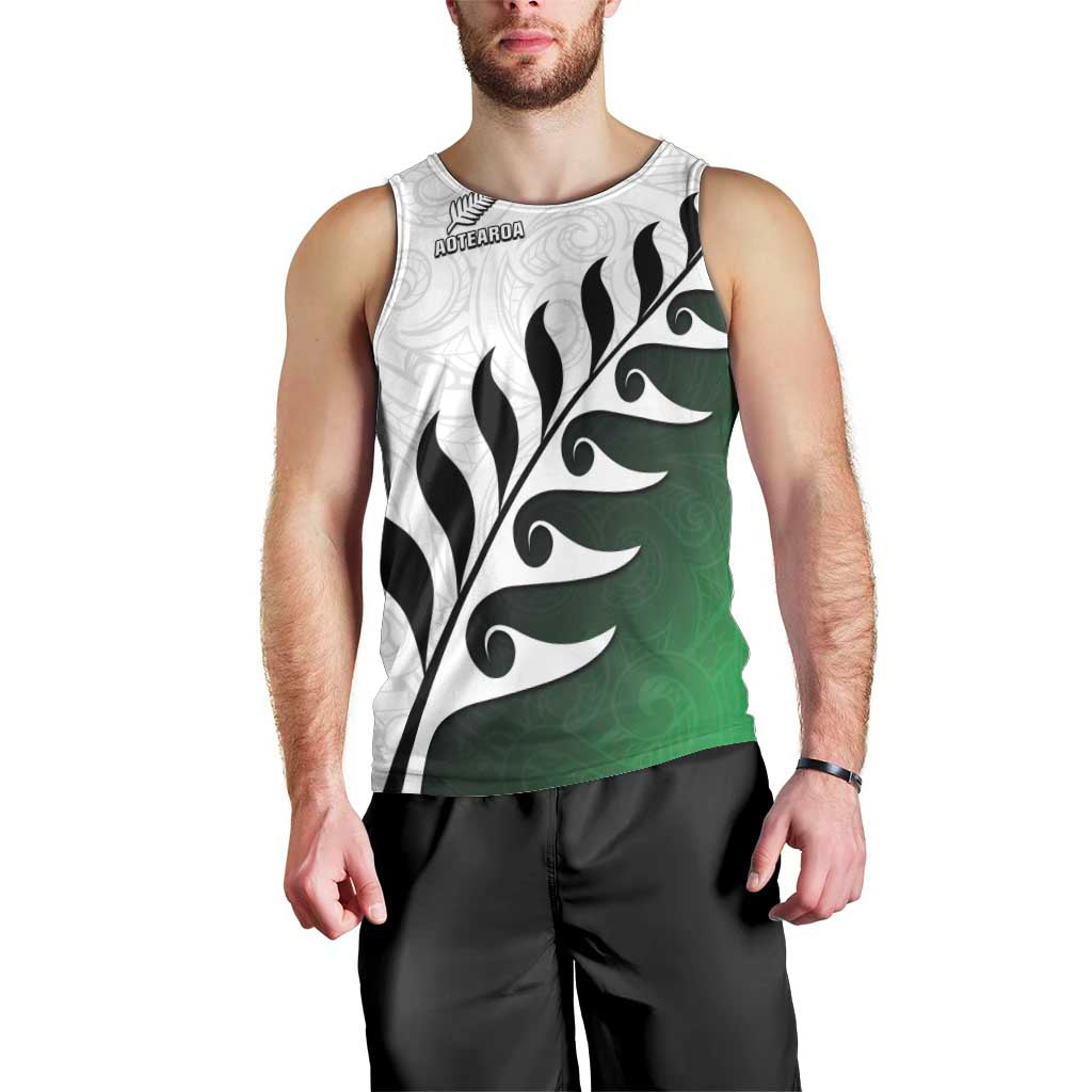 Custom New Zealand Football Men Tank Top Go Aotearoa LT05 - Polynesian Pride