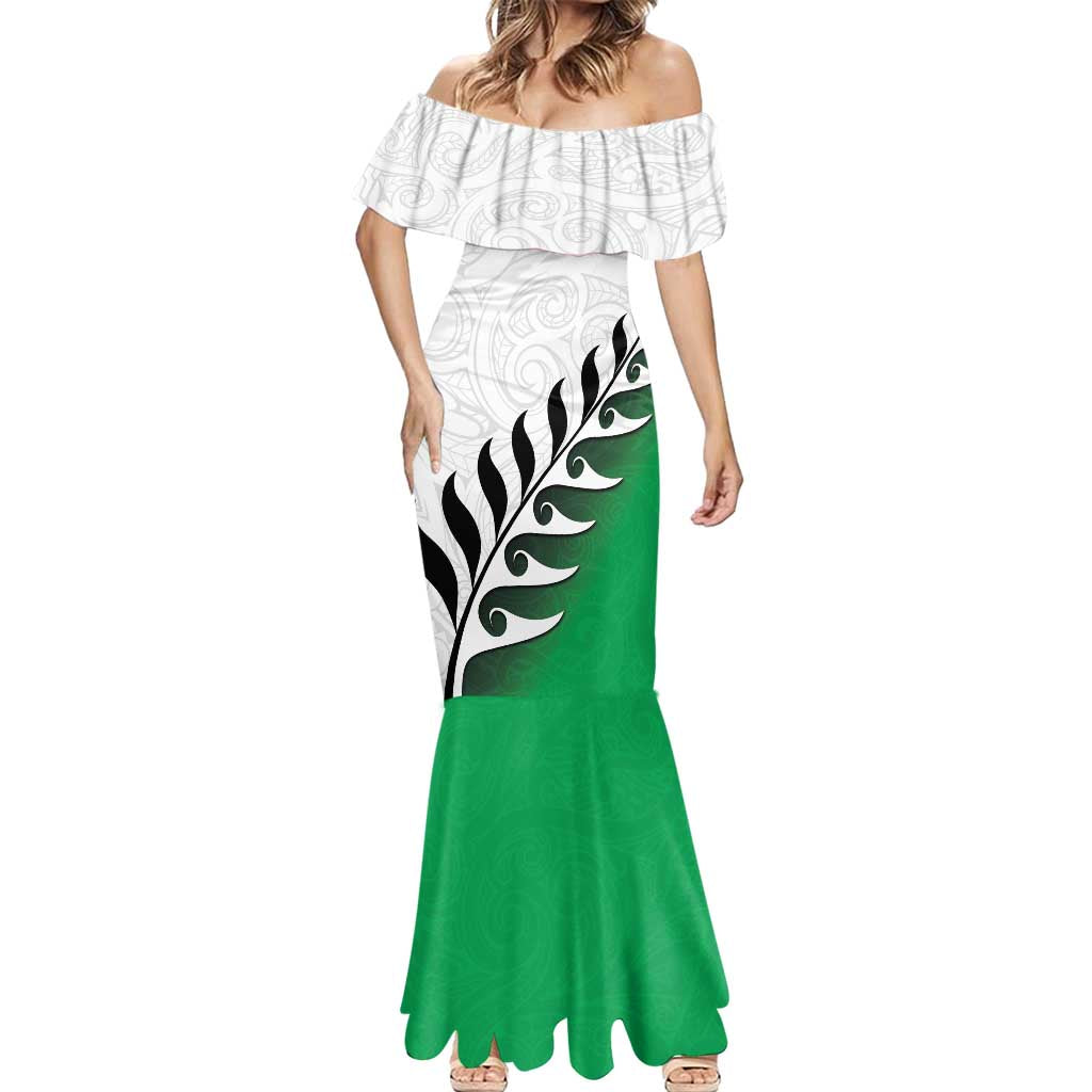 Custom New Zealand Football Mermaid Dress Go Aotearoa