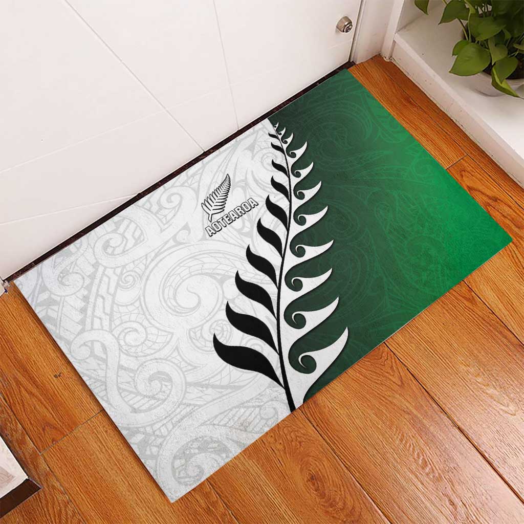 New Zealand Football Rubber Doormat Go Aotearoa LT05 - Polynesian Pride