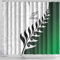 New Zealand Football Shower Curtain Go Aotearoa