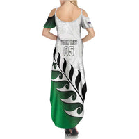Custom New Zealand Football Summer Maxi Dress Go Aotearoa