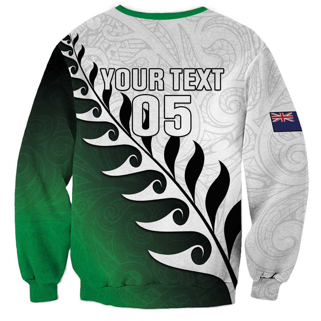 Custom New Zealand Football Sweatshirt Go Aotearoa LT05 - Polynesian Pride