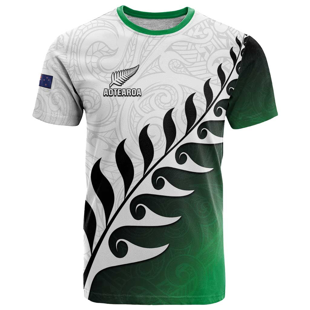 Custom New Zealand Football T Shirt Go Aotearoa