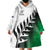 Custom New Zealand Football Wearable Blanket Hoodie Go Aotearoa