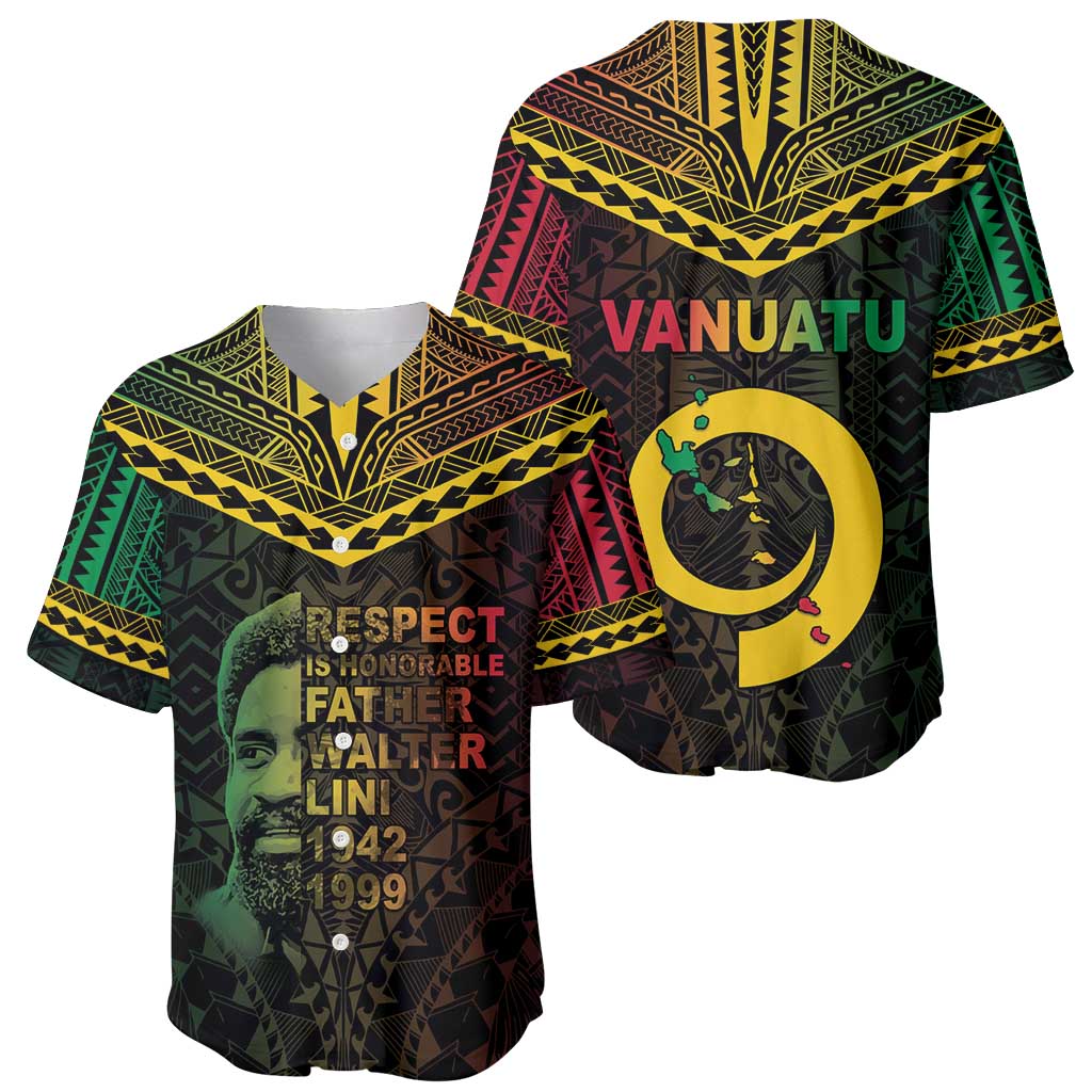 Happy Vanuatu Father Lini Day Baseball Jersey
