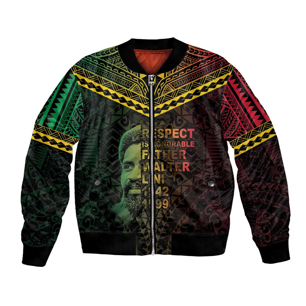 Happy Vanuatu Father Lini Day Bomber Jacket