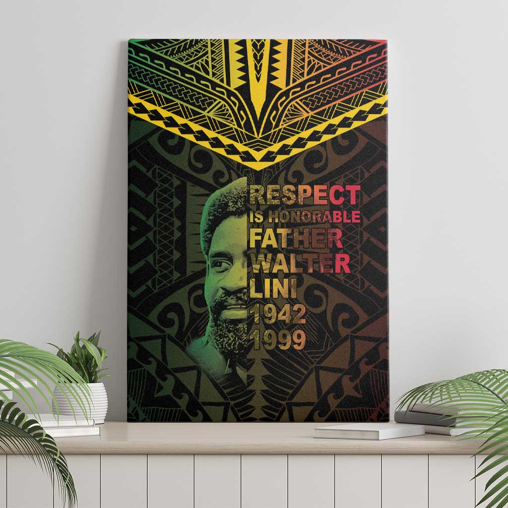 Happy Vanuatu Father Lini Day Canvas Wall Art LT05 - Polynesian Pride
