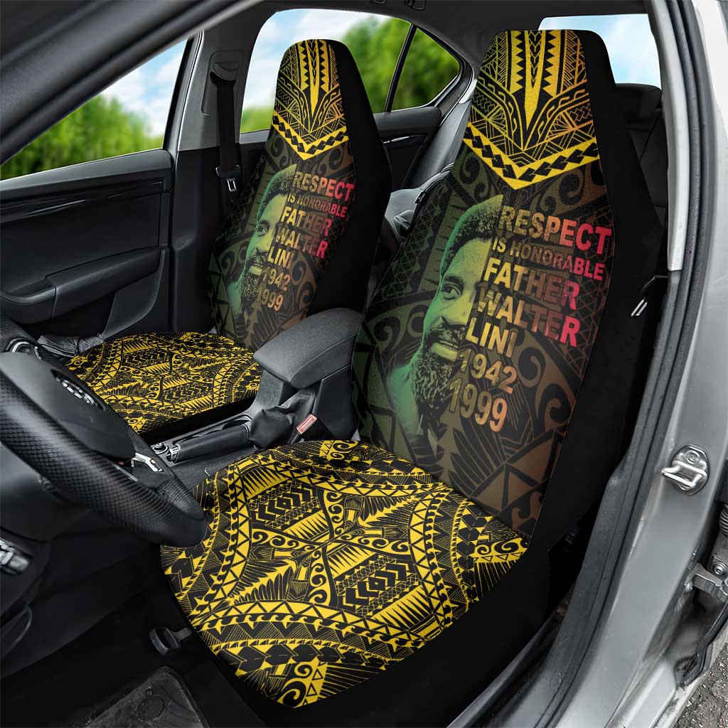 Happy Vanuatu Father Lini Day Car Seat Cover