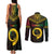 Happy Vanuatu Father Lini Day Couples Matching Tank Maxi Dress and Long Sleeve Button Shirt