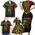 Happy Vanuatu Father Lini Day Family Matching Short Sleeve Bodycon Dress and Hawaiian Shirt