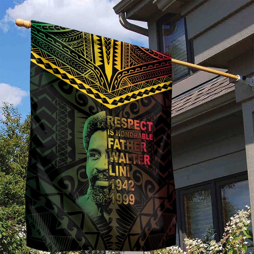 Happy Vanuatu Father Lini Day Garden Flag LT05 - Polynesian Pride