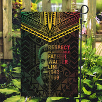 Happy Vanuatu Father Lini Day Garden Flag LT05 Garden Flag Black - Polynesian Pride