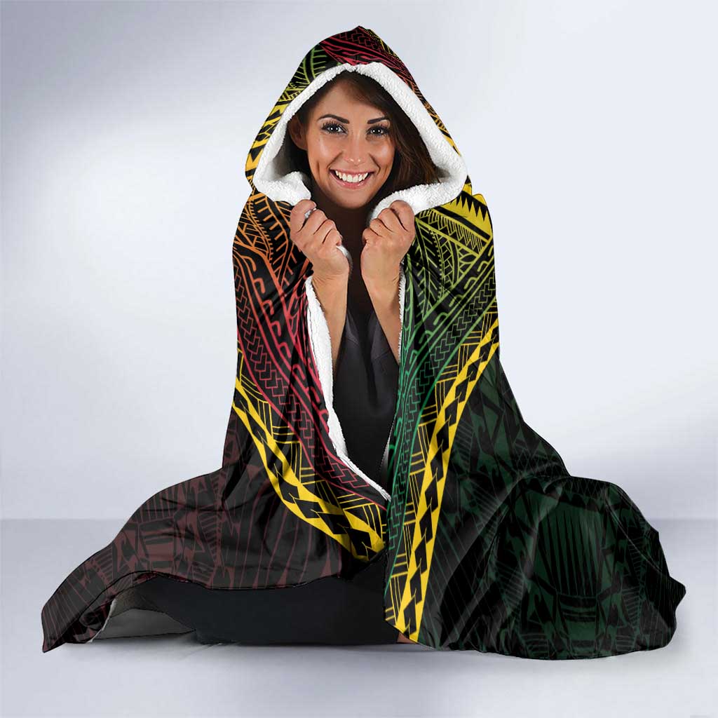 Happy Vanuatu Father Lini Day Hooded Blanket LT05 - Polynesian Pride