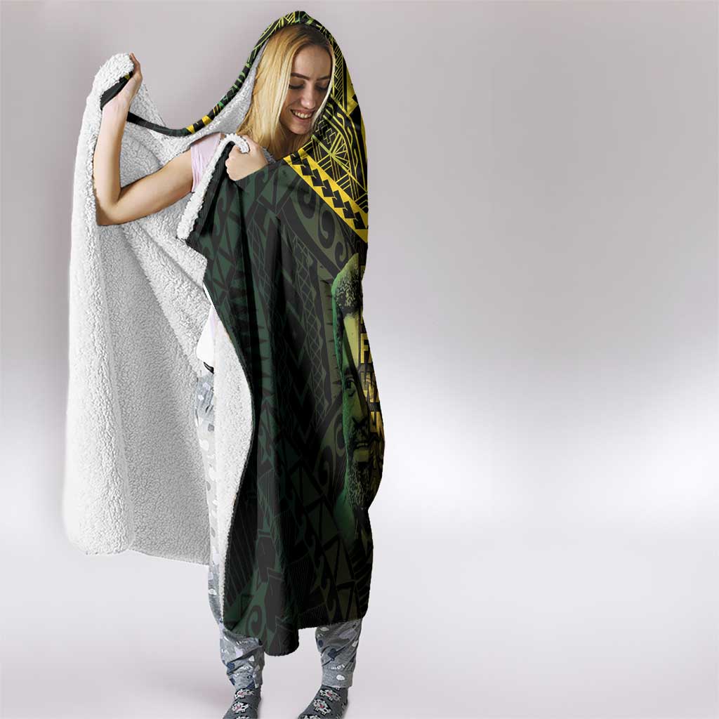 Happy Vanuatu Father Lini Day Hooded Blanket LT05 - Polynesian Pride