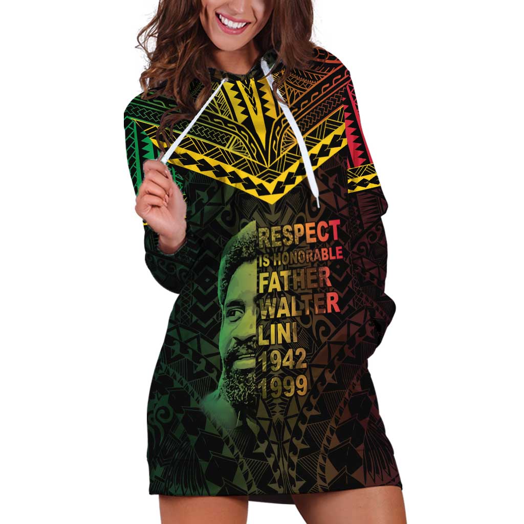 Happy Vanuatu Father Lini Day Hoodie Dress