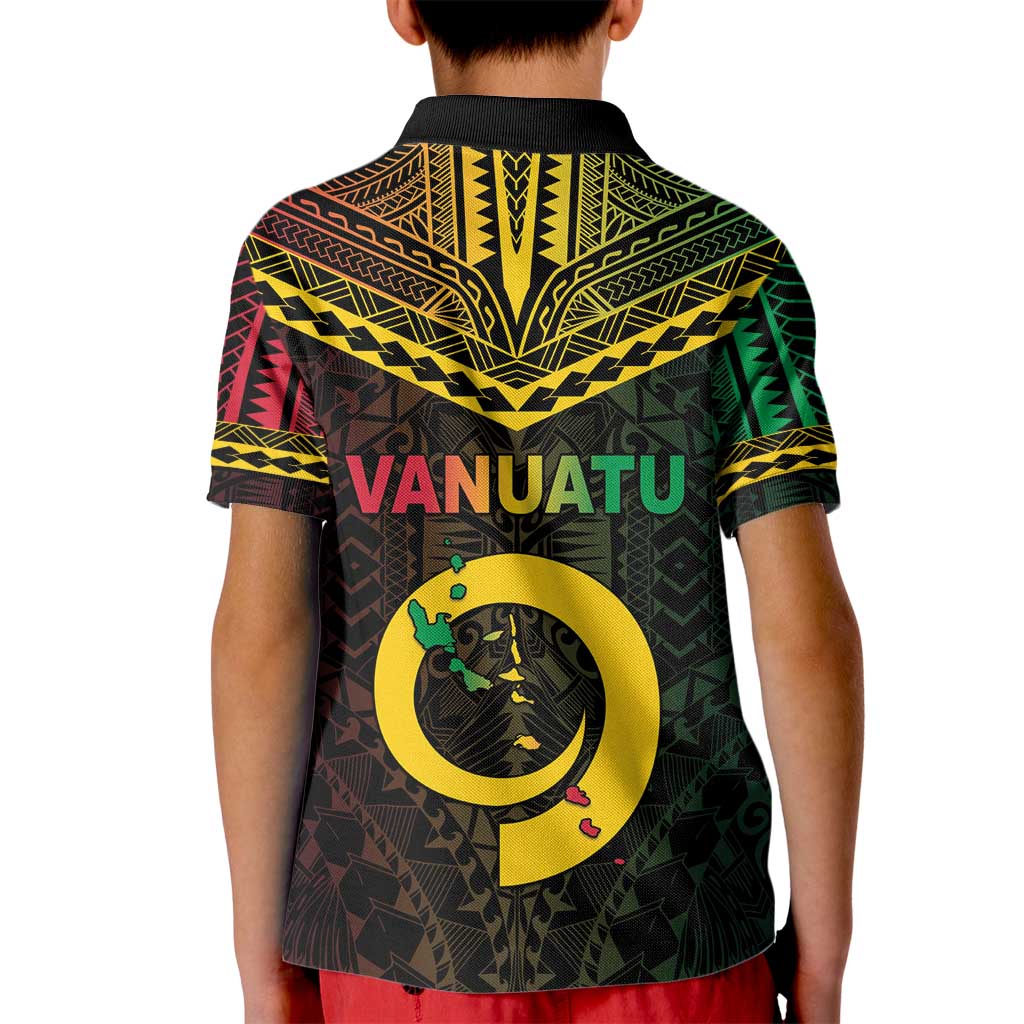 Happy Vanuatu Father Lini Day Kid Polo Shirt