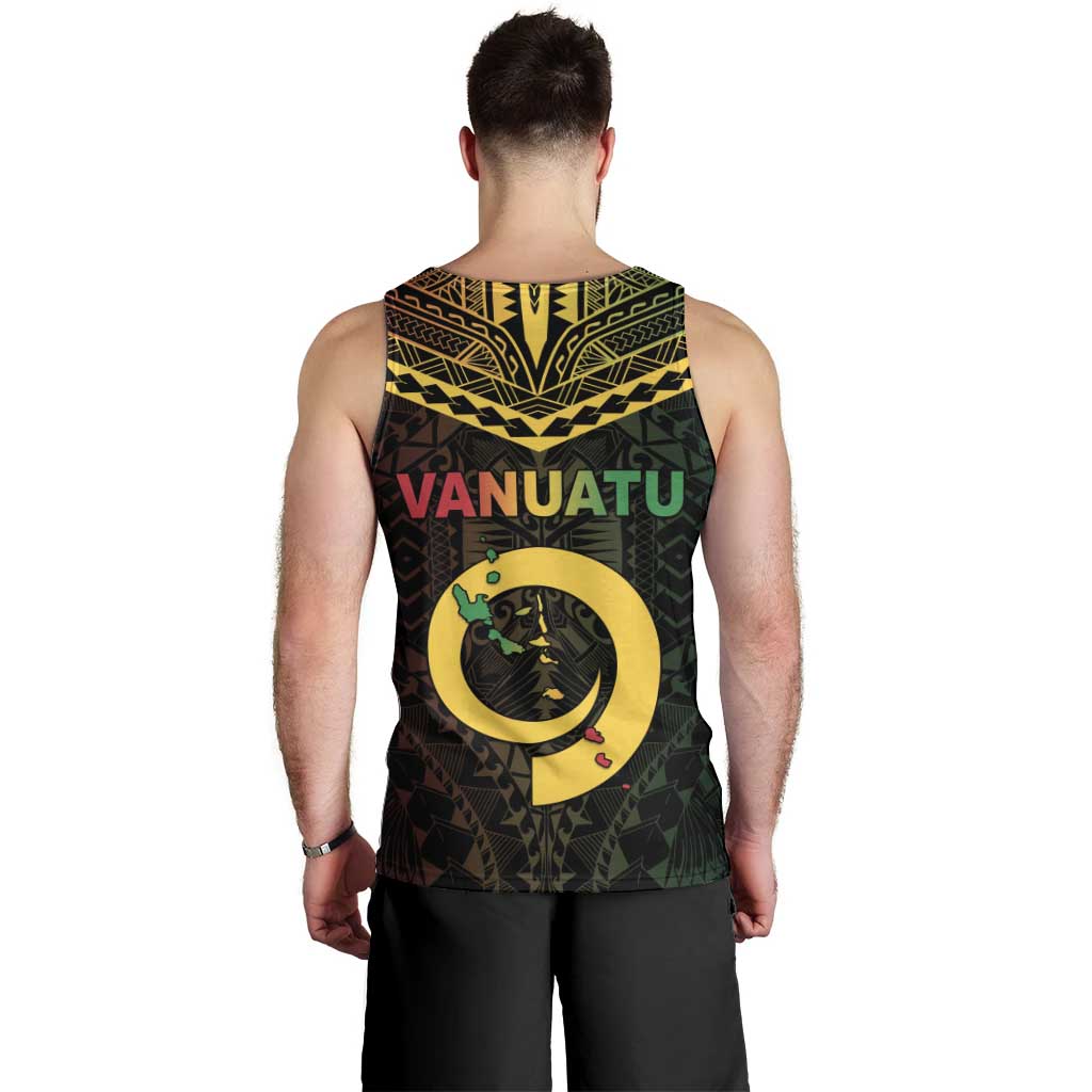 Happy Vanuatu Father Lini Day Men Tank Top LT05 - Polynesian Pride