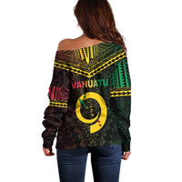 Happy Vanuatu Father Lini Day Off Shoulder Sweater