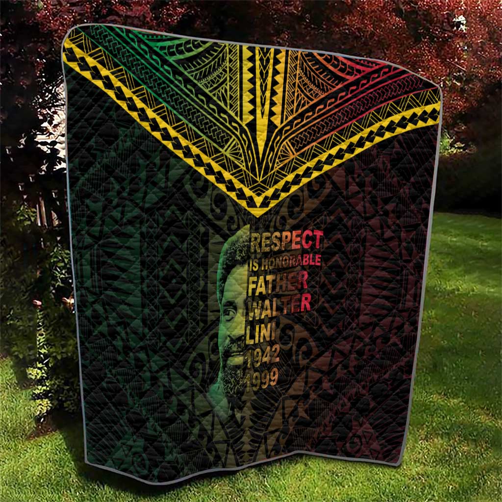 Happy Vanuatu Father Lini Day Quilt