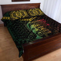 Happy Vanuatu Father Lini Day Quilt Bed Set LT05 - Polynesian Pride