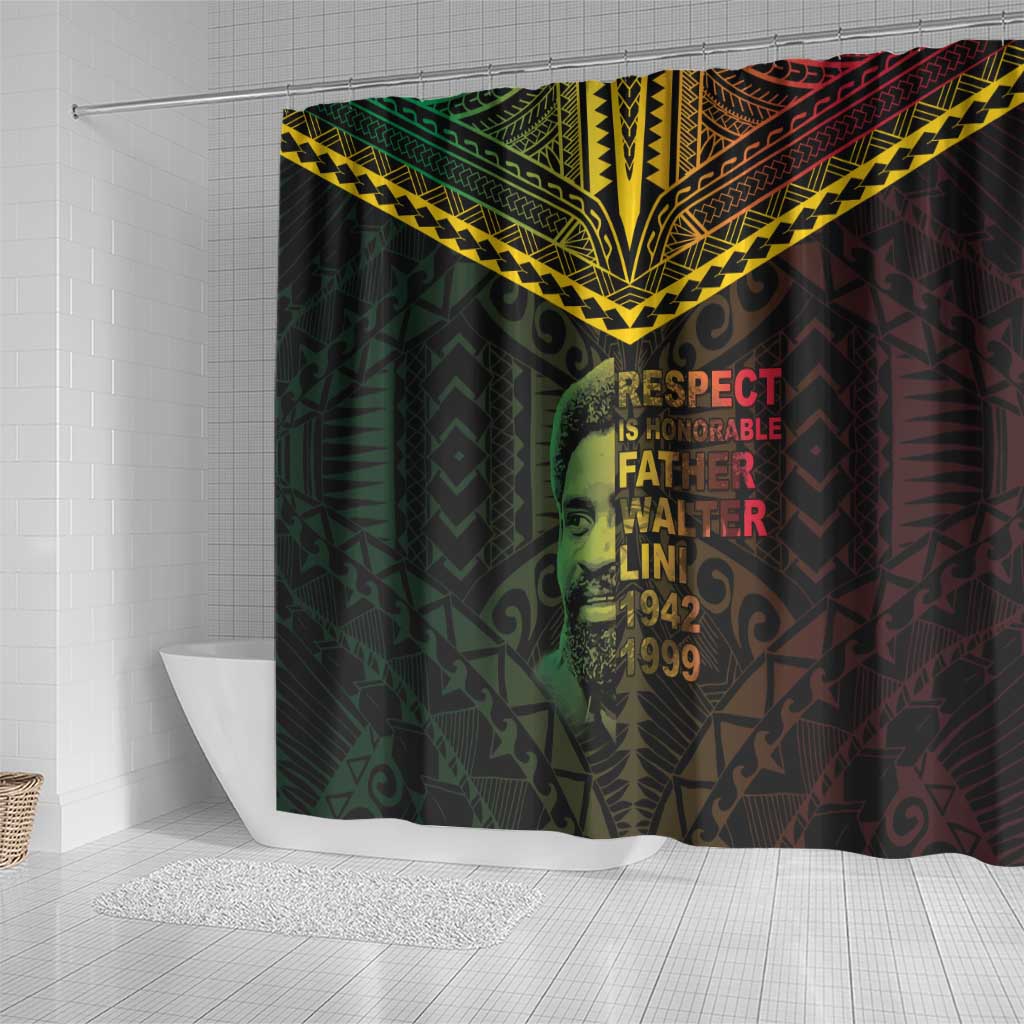 Happy Vanuatu Father Lini Day Shower Curtain