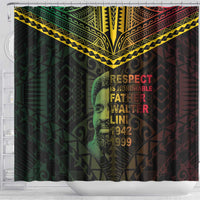 Happy Vanuatu Father Lini Day Shower Curtain