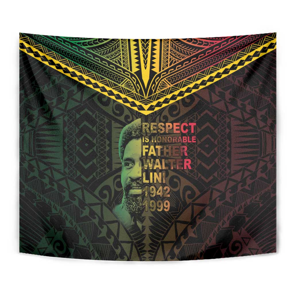 Happy Vanuatu Father Lini Day Tapestry