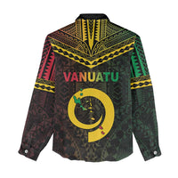 Happy Vanuatu Father Lini Day Women Casual Shirt