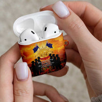ANZAC Day AirPods Case Remembrance Tribute Soldiers And Poppy Field LT05 - Polynesian Pride