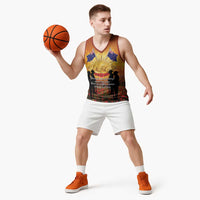 ANZAC Day Basketball Jersey Remembrance Tribute Soldiers And Poppy Field LT05 - Polynesian Pride