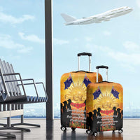 ANZAC Day Luggage Cover Remembrance Tribute Soldiers And Poppy Field LT05 - Polynesian Pride