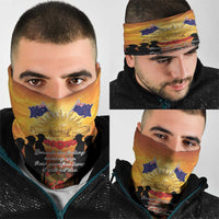 ANZAC Day Neck Gaiter Remembrance Tribute Soldiers And Poppy Field LT05 - Polynesian Pride
