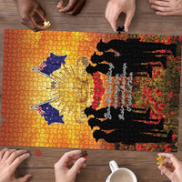 ANZAC Day Puzzle Remembrance Tribute Soldiers And Poppy Field LT05 - Polynesian Pride