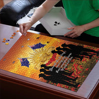 ANZAC Day Puzzle Remembrance Tribute Soldiers And Poppy Field LT05 - Polynesian Pride