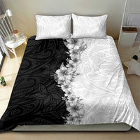 Hawaii Hibiscus Flowers Bedding Set Grayscale Polynesian Pattern LT05 - Polynesian Pride