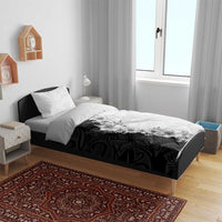 Hawaii Hibiscus Flowers Bedding Set Grayscale Polynesian Pattern LT05 - Polynesian Pride