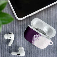Hawaii Hibiscus Flowers AirPods Case Purple Polynesian Pattern LT05 - Polynesian Pride