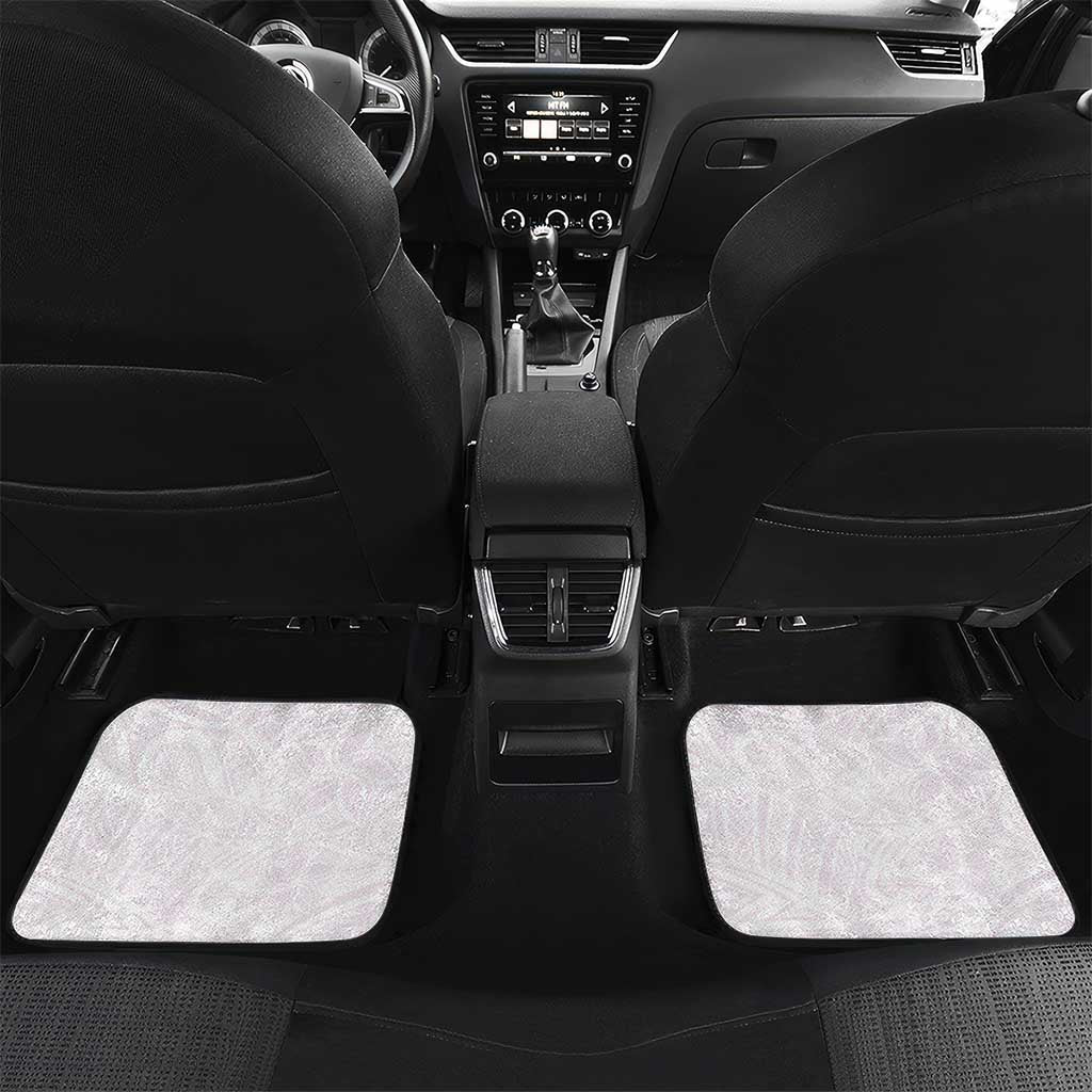 Hawaii Hibiscus Flowers Car Mats Purple Polynesian Pattern LT05 Set 2pcs - Back Purple - Polynesian Pride