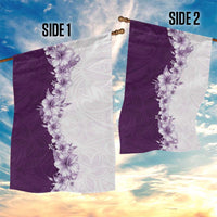 Hawaii Hibiscus Flowers Garden Flag Purple Polynesian Pattern LT05 - Polynesian Pride