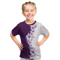 Hawaii Hibiscus Flowers Kid T Shirt Purple Polynesian Pattern LT05 Purple - Polynesian Pride