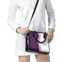 Hawaii Hibiscus Flowers Shoulder Handbag Purple Polynesian Pattern LT05 - Polynesian Pride