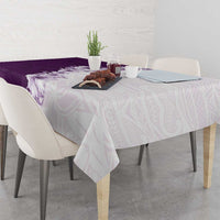 Hawaii Hibiscus Flowers Tablecloth Purple Polynesian Pattern LT05 - Polynesian Pride