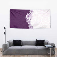 Hawaii Hibiscus Flowers Tapestry Purple Polynesian Pattern LT05 - Polynesian Pride