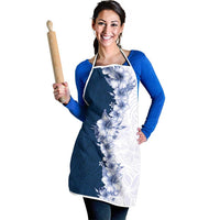 Hawaii Hibiscus Flowers Apron Blue Polynesian Pattern LT05 - Polynesian Pride