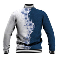 Hawaii Hibiscus Flowers Baseball Jacket Blue Polynesian Pattern LT05 - Polynesian Pride