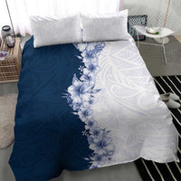 Hawaii Hibiscus Flowers Bedding Set Blue Polynesian Pattern LT05 - Polynesian Pride