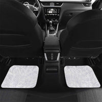 Hawaii Hibiscus Flowers Car Mats Blue Polynesian Pattern LT05 Set 2pcs - Back Blue - Polynesian Pride