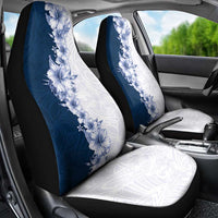 Hawaii Hibiscus Flowers Car Seat Cover Blue Polynesian Pattern LT05 - Polynesian Pride