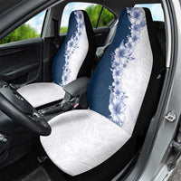 Hawaii Hibiscus Flowers Car Seat Cover Blue Polynesian Pattern LT05 - Polynesian Pride