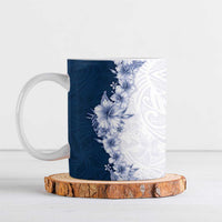 Hawaii Hibiscus Flowers Ceramic Mug Blue Polynesian Pattern LT05 Blue - Polynesian Pride